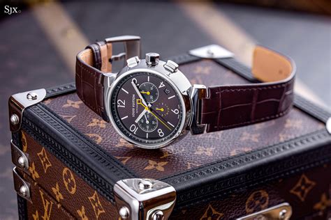 louis vuitton chronograph watch|Louis Vuitton tambour chronograph watch.